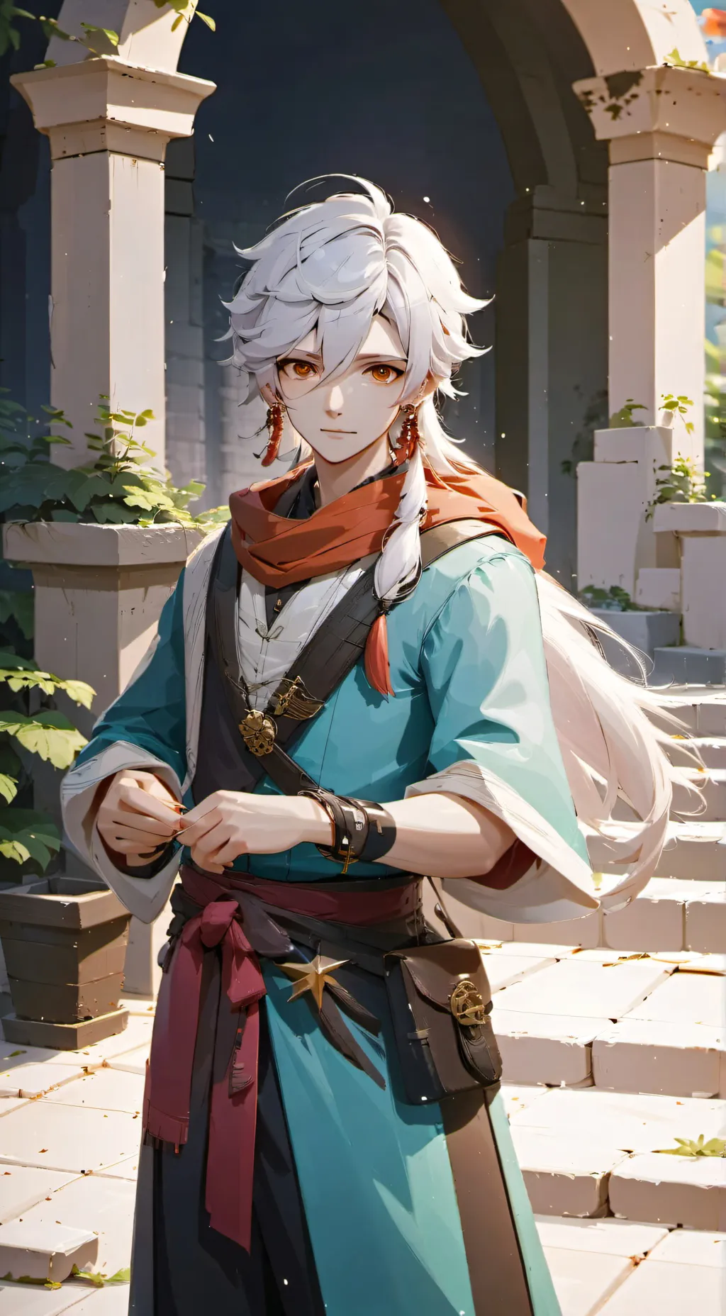 ai character: luca background