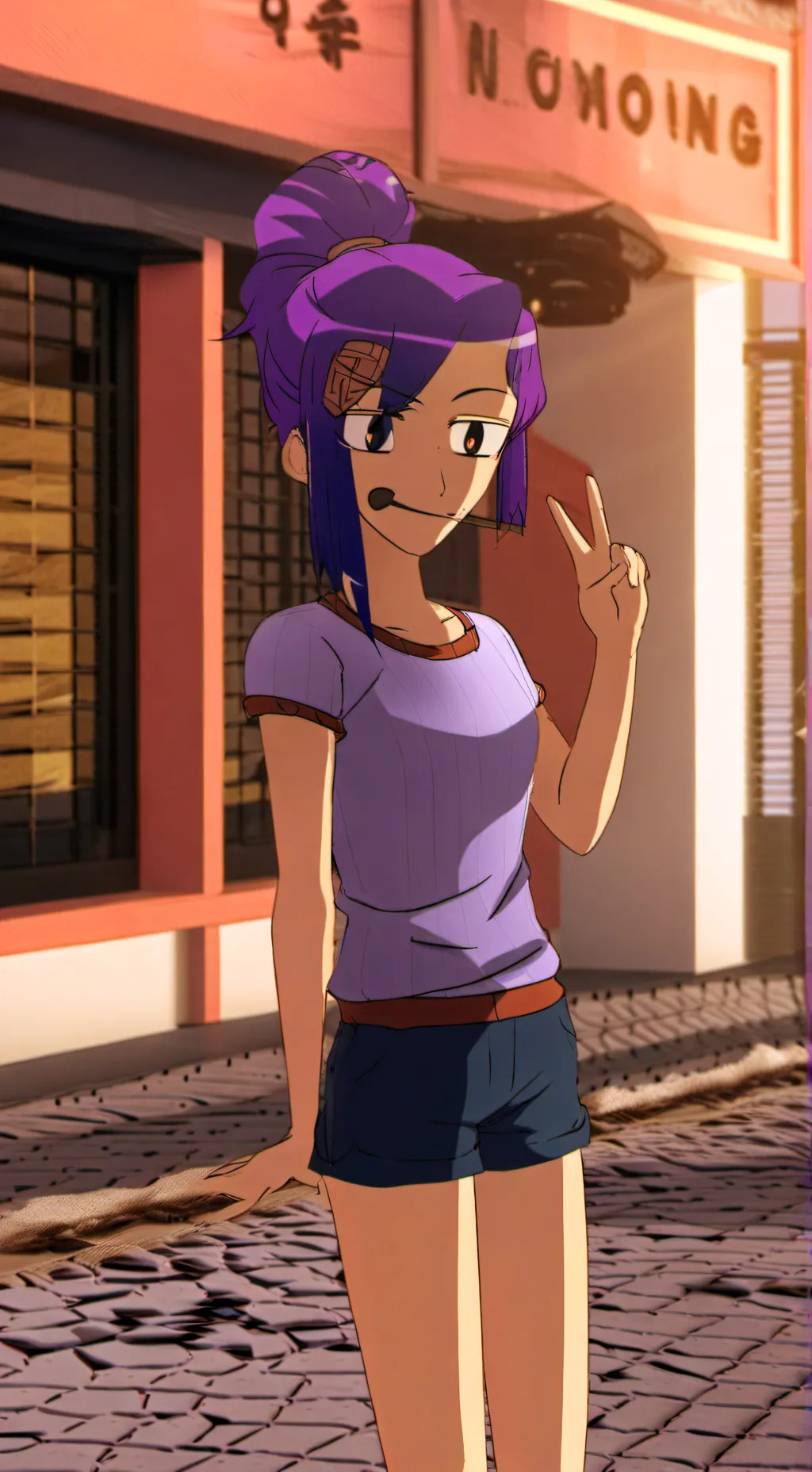 ai character: Astra background