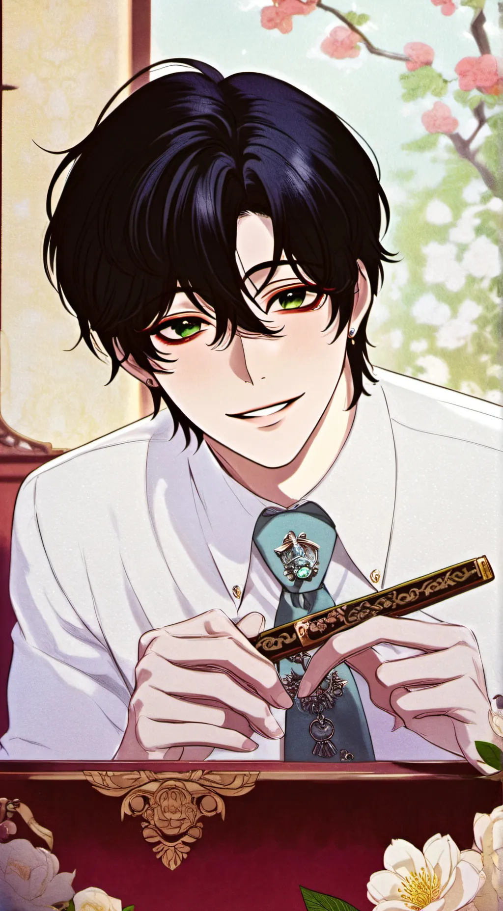 ai character: Алан background