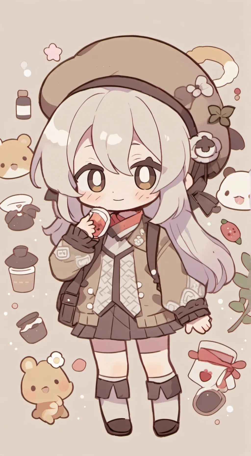 ai character: drunk gliisten background