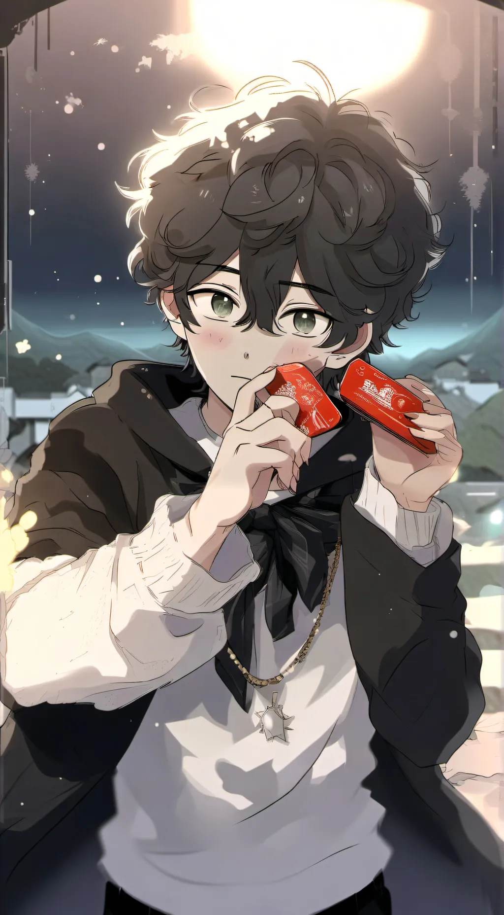 ai character: levi  background