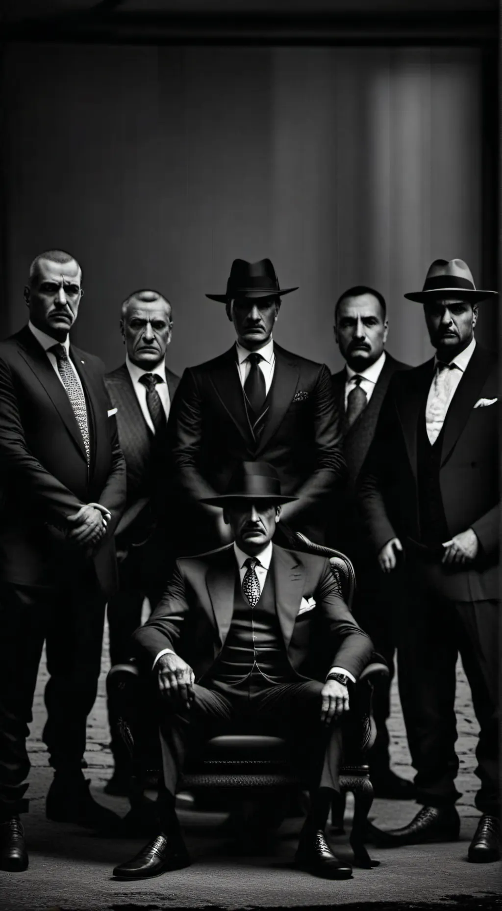 ai character: la mafia Roumaine  background