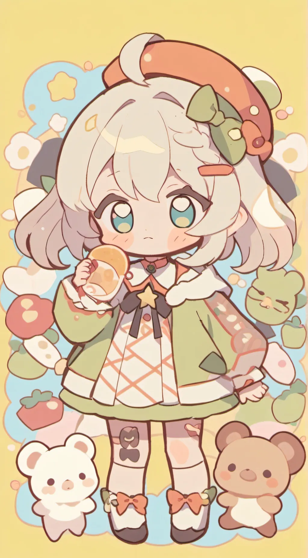 ai character: Lilly background