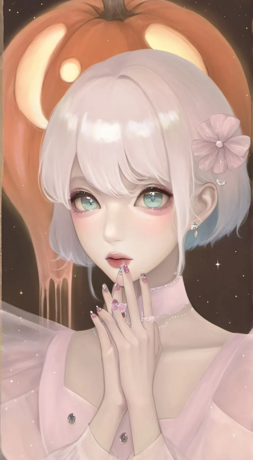 ai character: kny animal  background