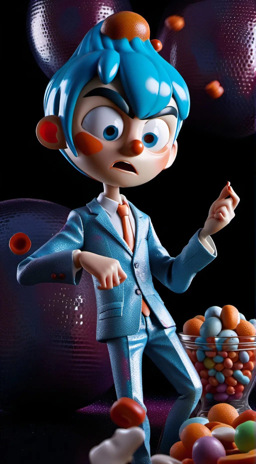 ai character: Daddy’s but AI ￼ background