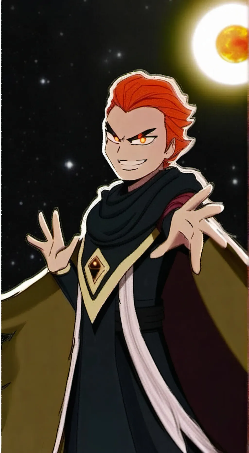 ai character: Starfire background