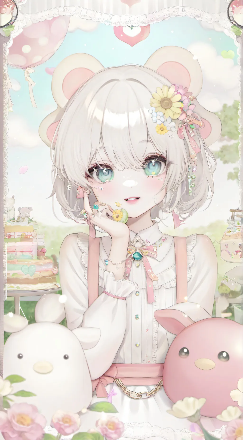 ai character: Пикми  background