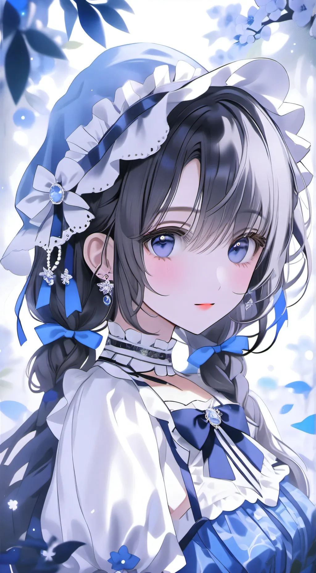 ai character: Nicky  background