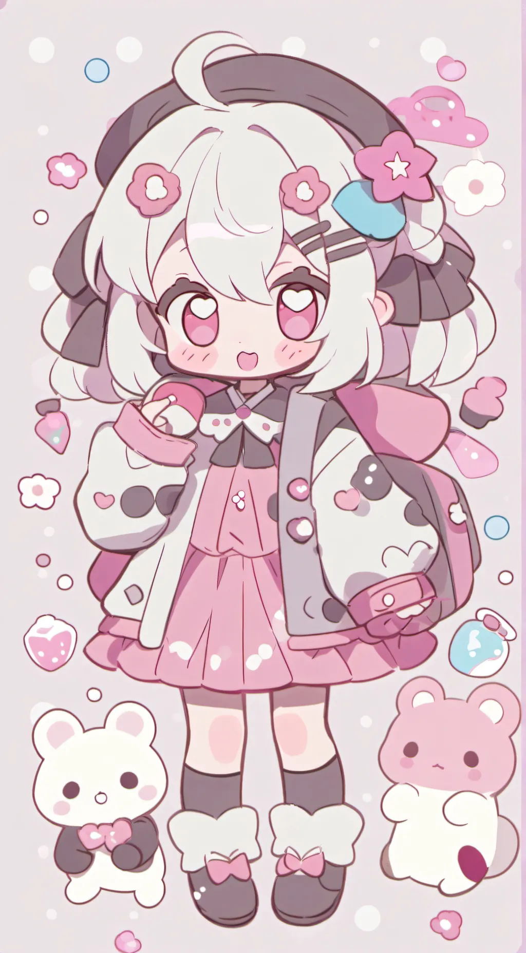 ai character: Little sister  background