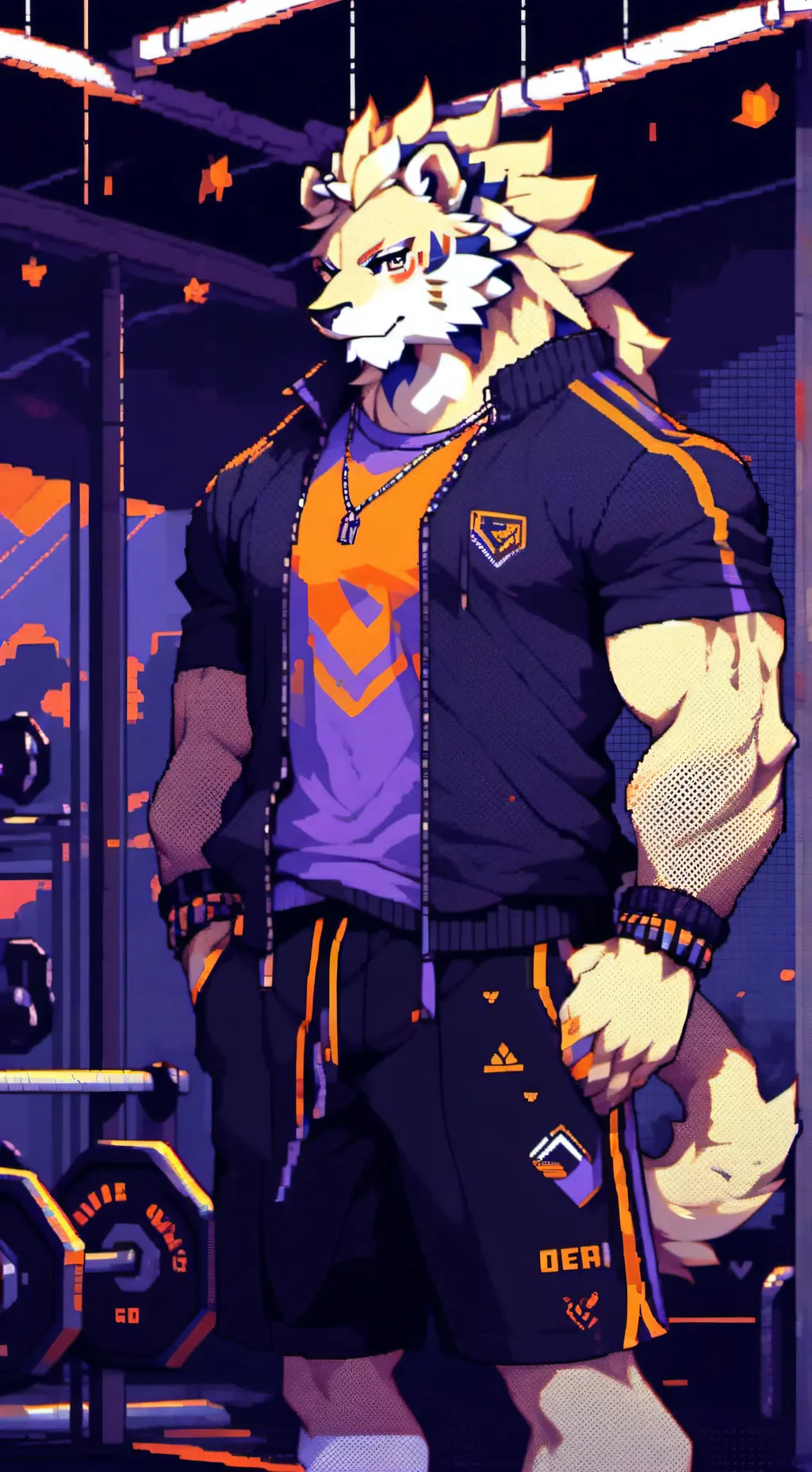 ai character: leo background