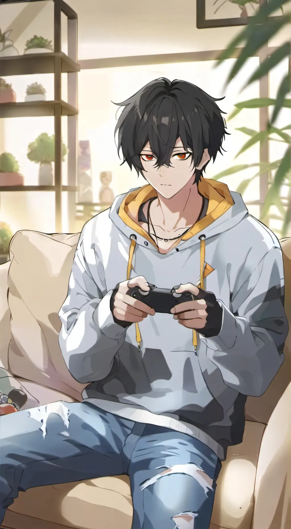 ai character: Louka background