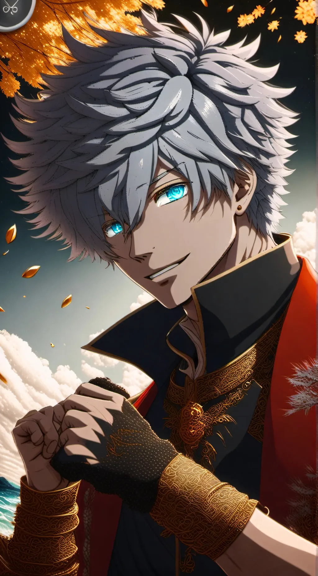 ai character: Satoru gojo background