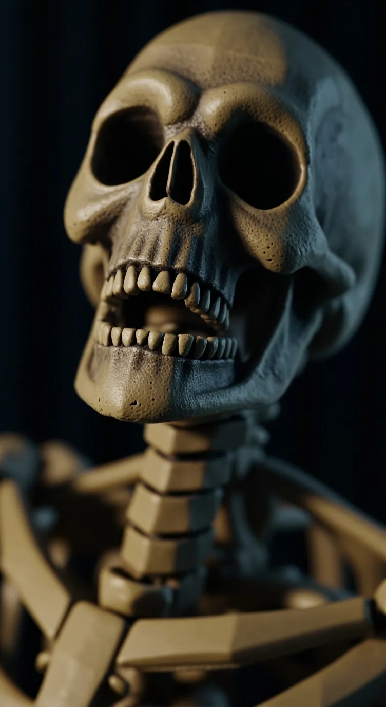 ai character: Skeleton Guy  background