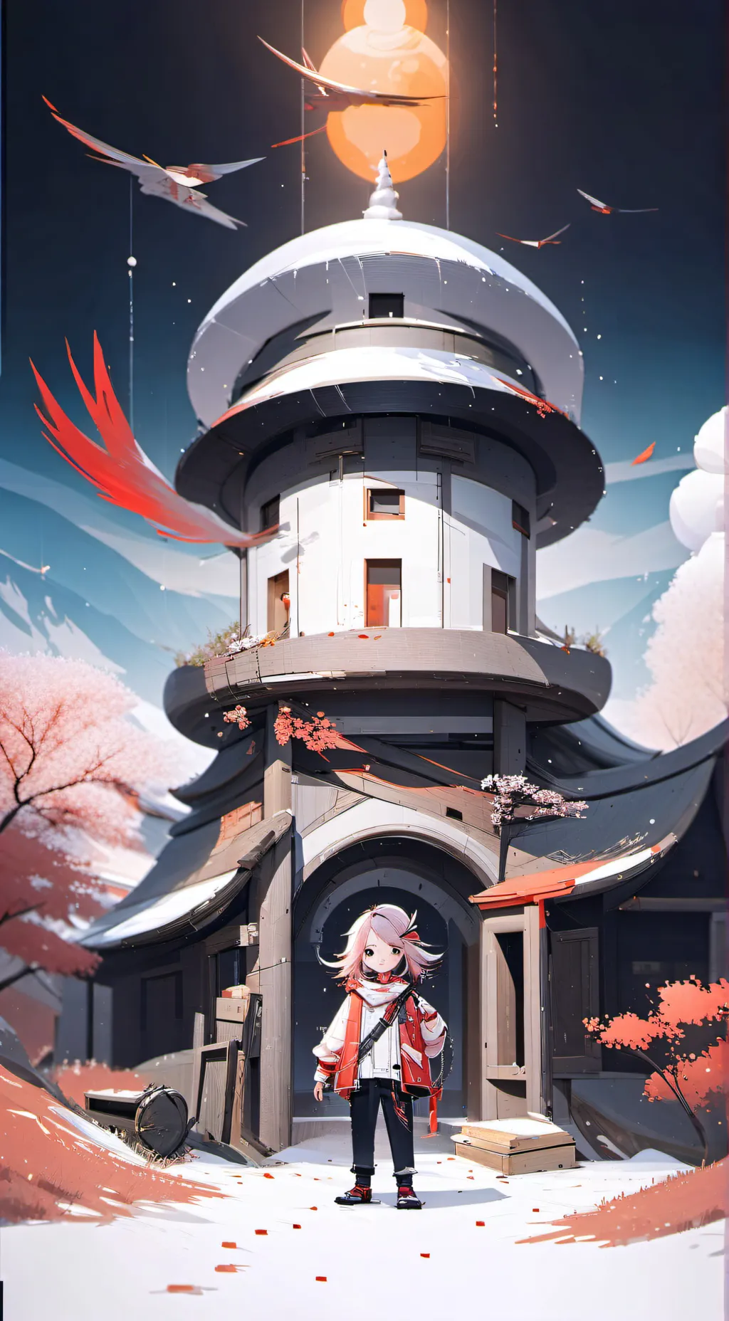 ai character: Di la verdad💙❤️💜 background