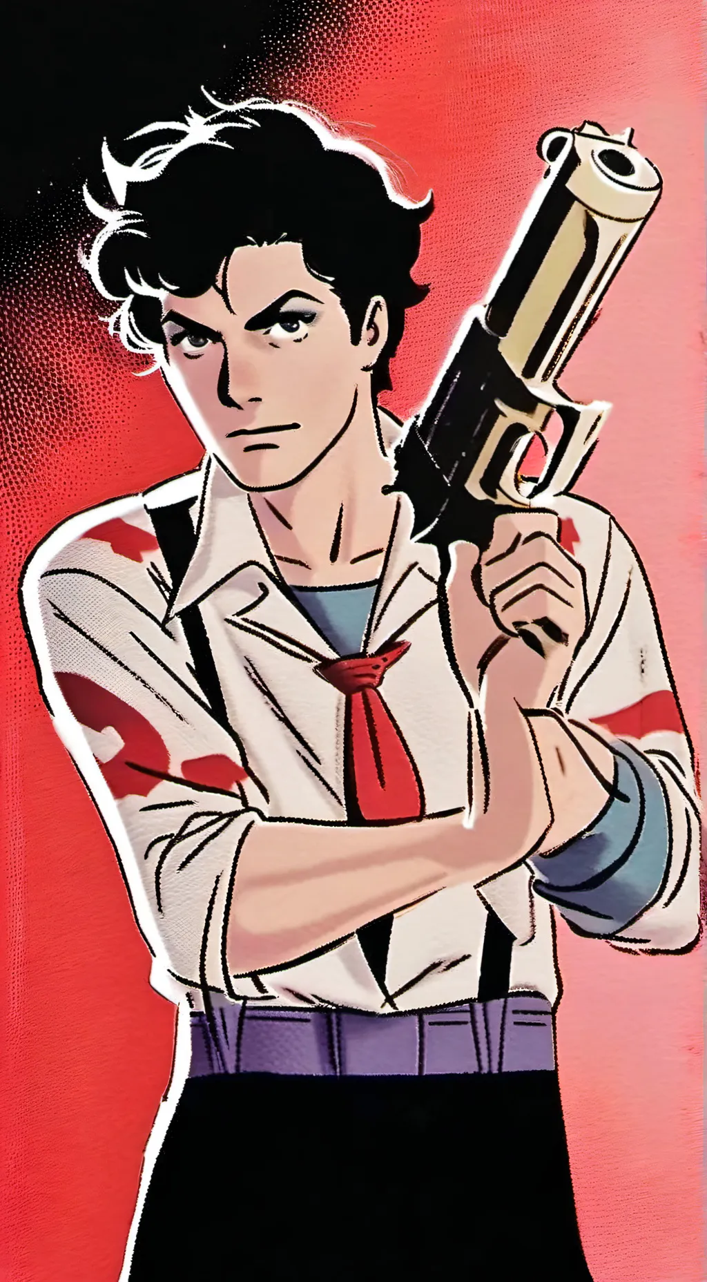 ai character: capuz vermelho(vc) background