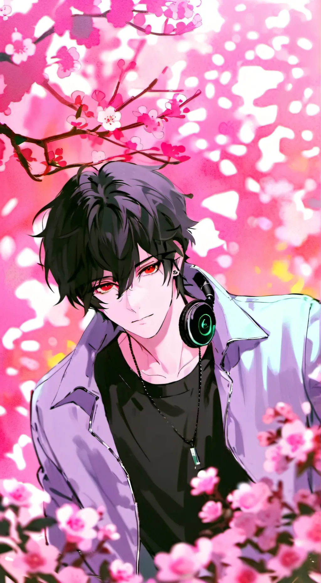 ai character: ☆~Asher~☆ background