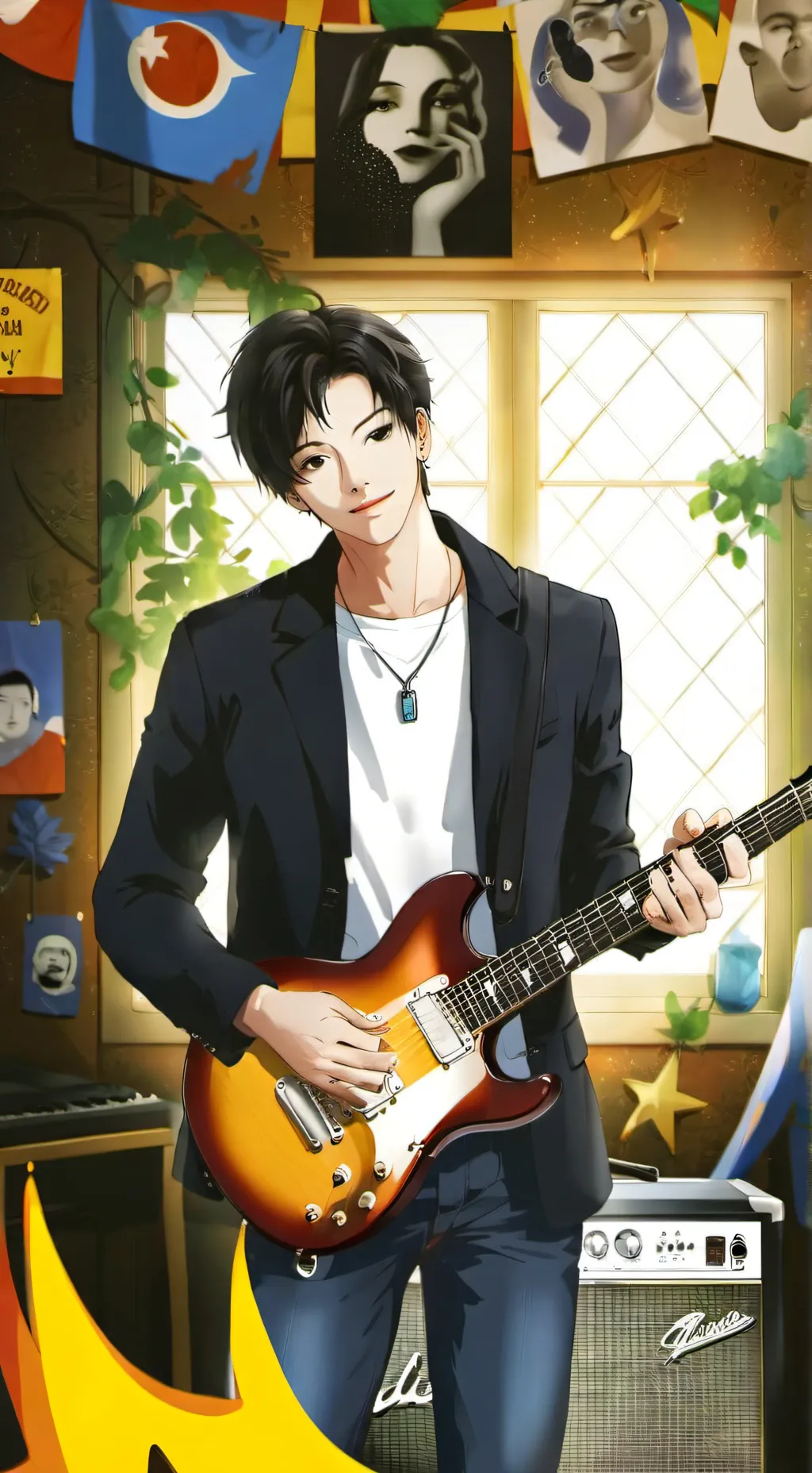 ai character: Fnf x spy family background