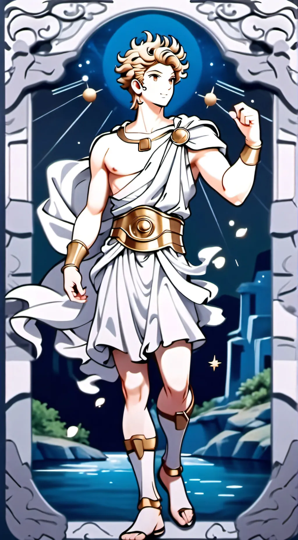 ai character: Apollo background