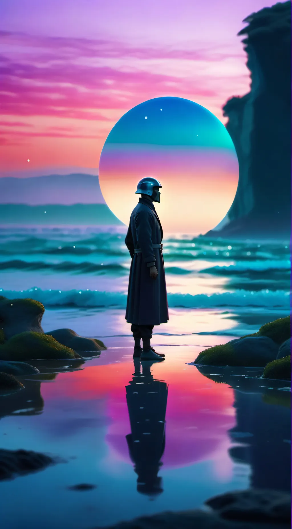 ai character: OMEGA background