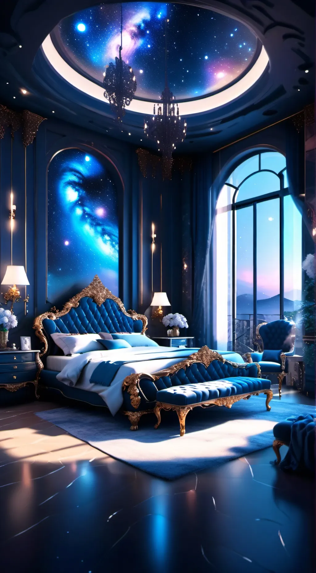 ai character: sleepover background