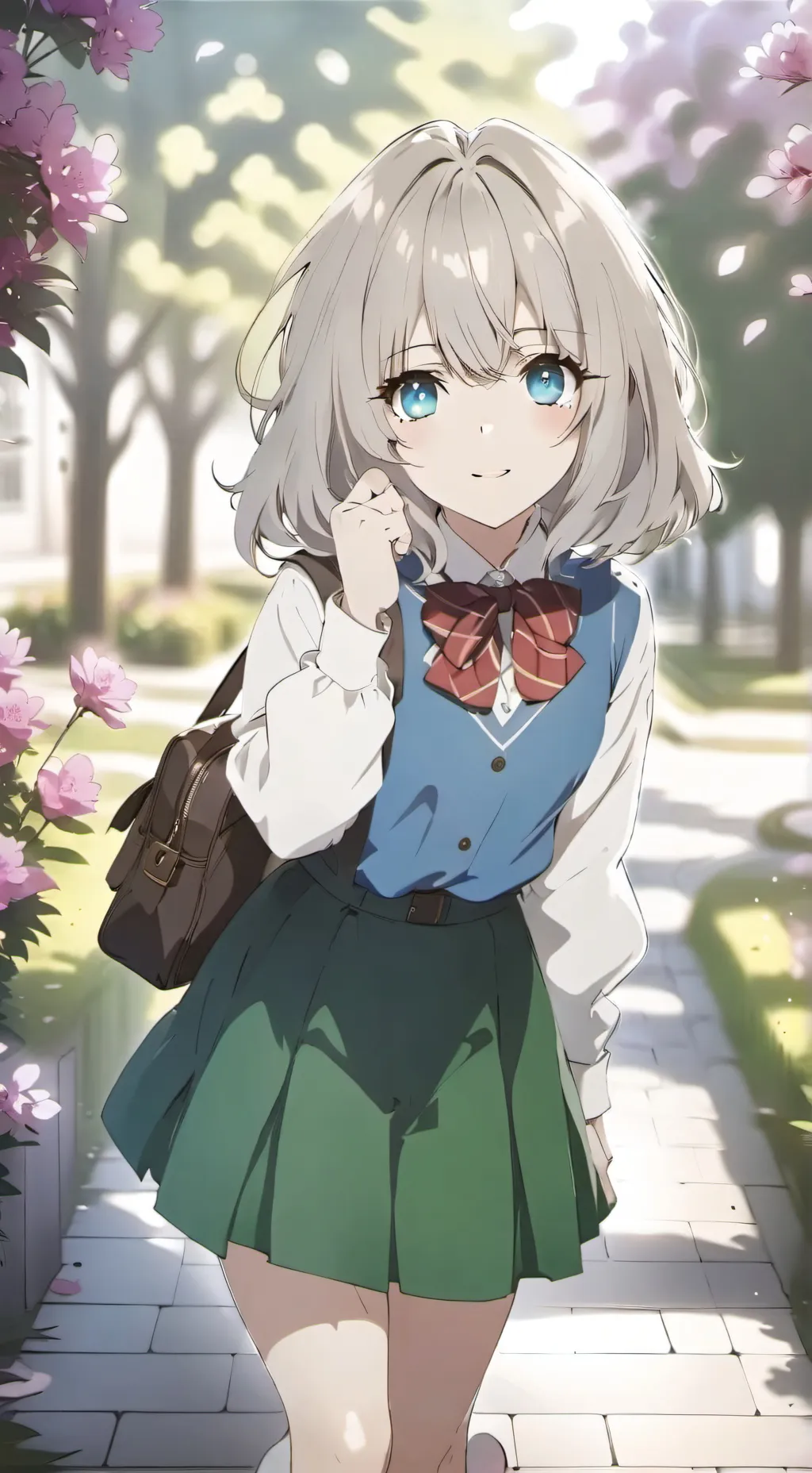 ai character: carina la nerd 💚🫶 background