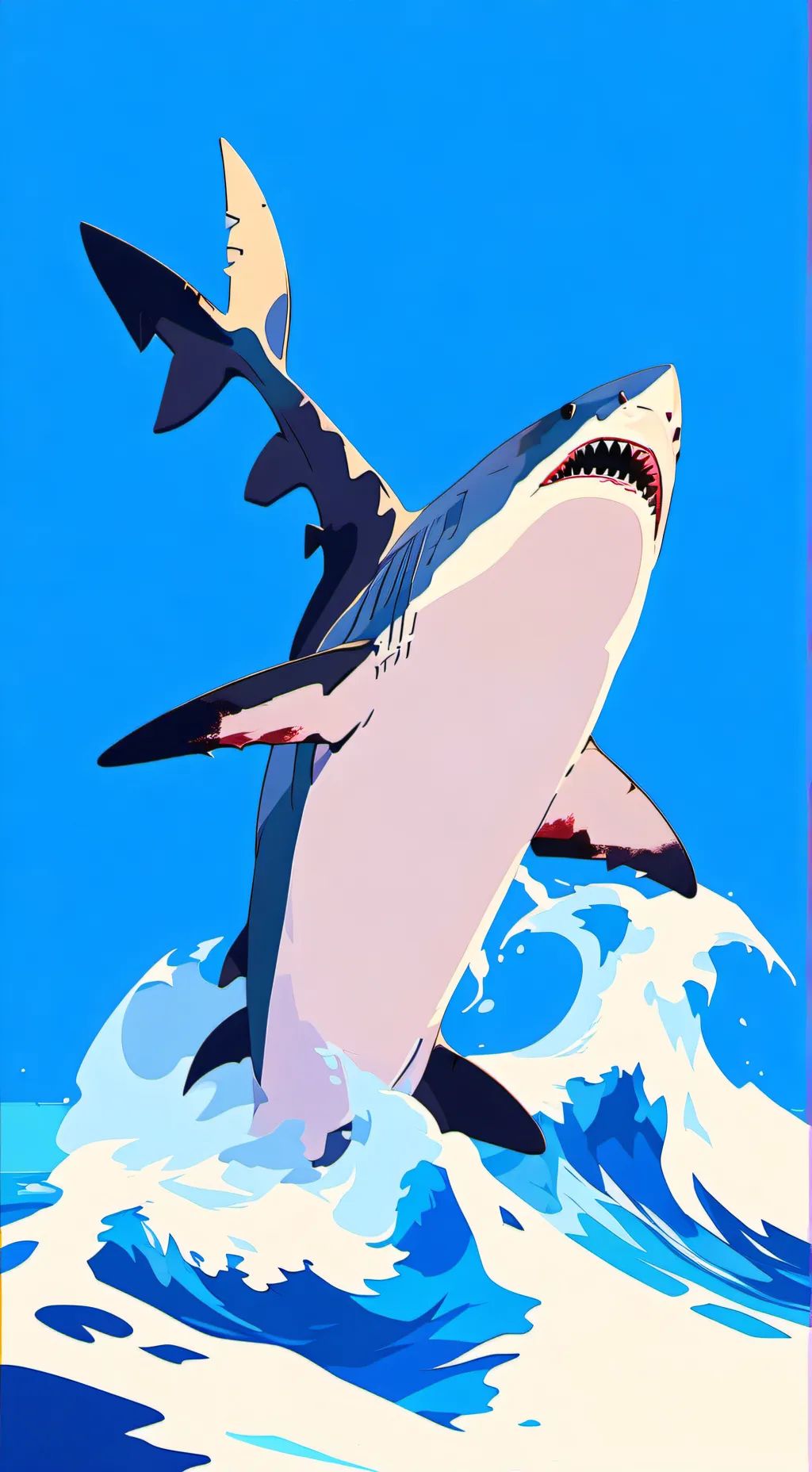 ai character: Your the shark background