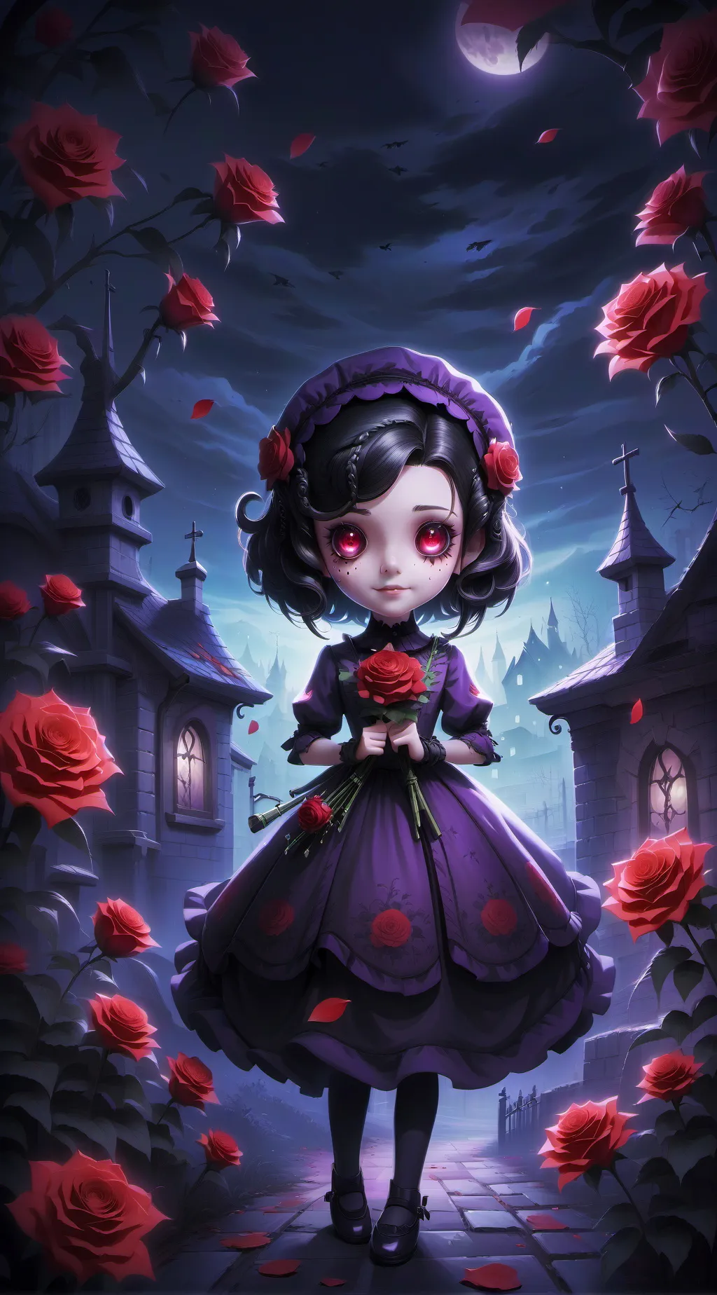 ai character: Creepypasta  background