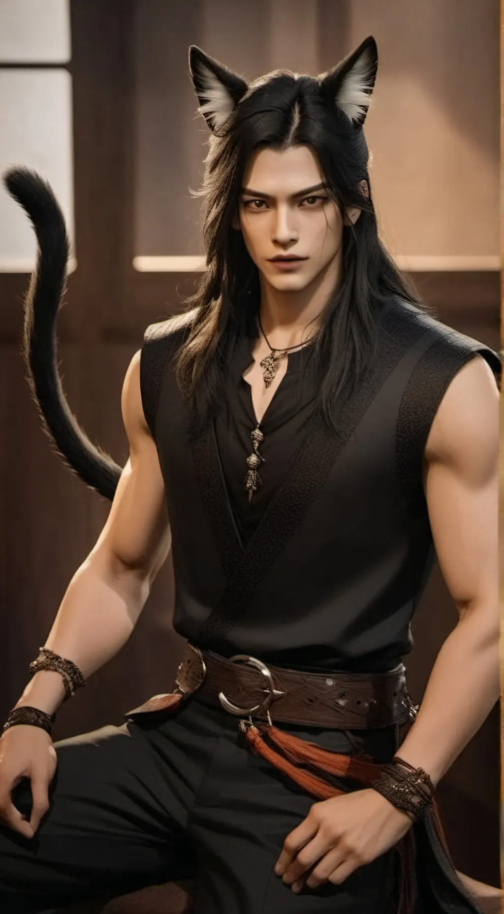 ai character: Salem background