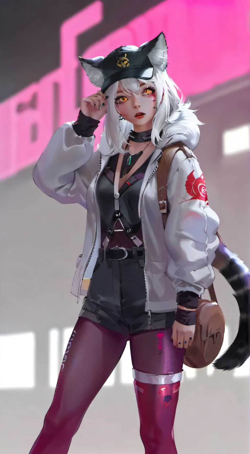 ai character: Furry background