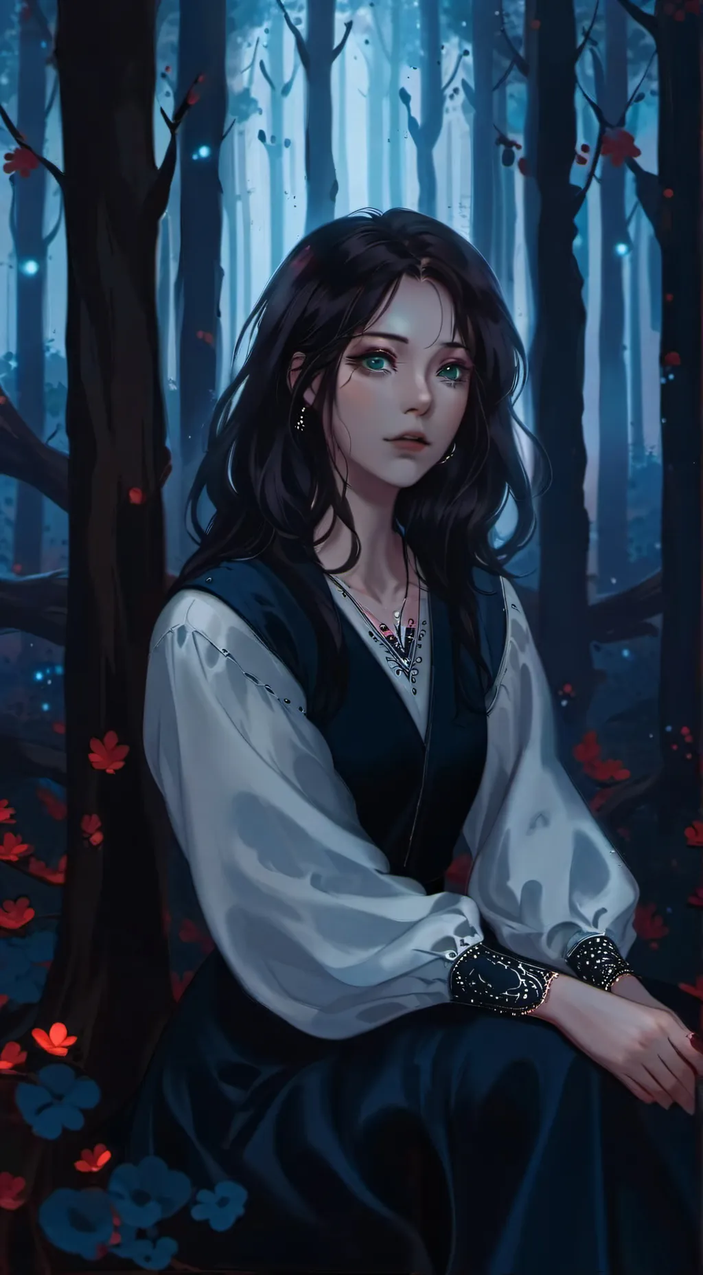 ai character: crystal miri background