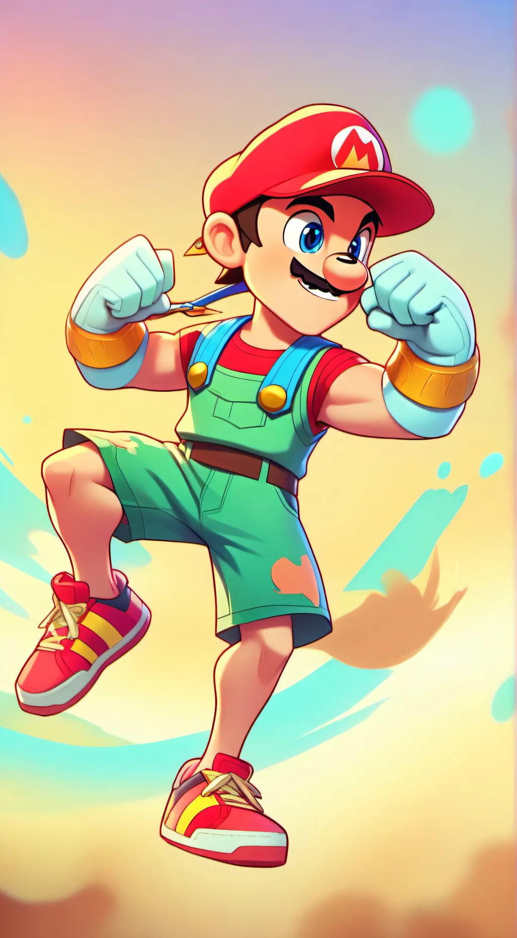 ai character: super smash Bros  background