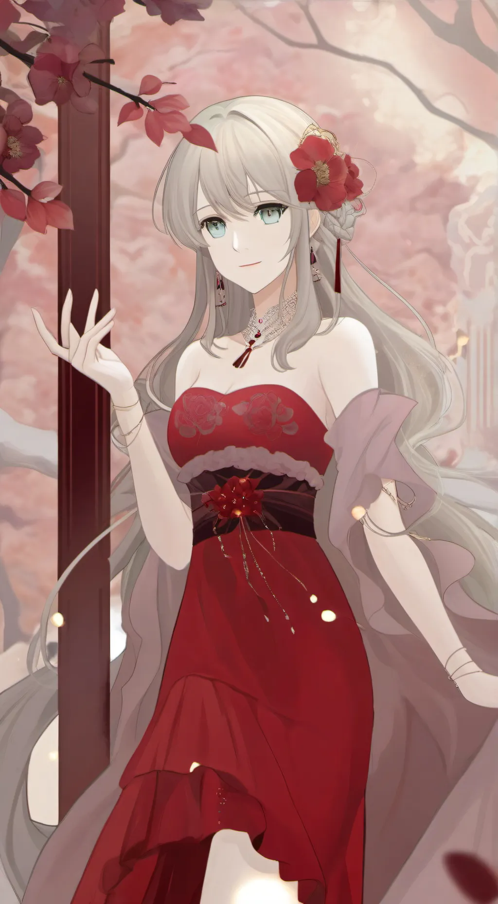 ai character: жена background