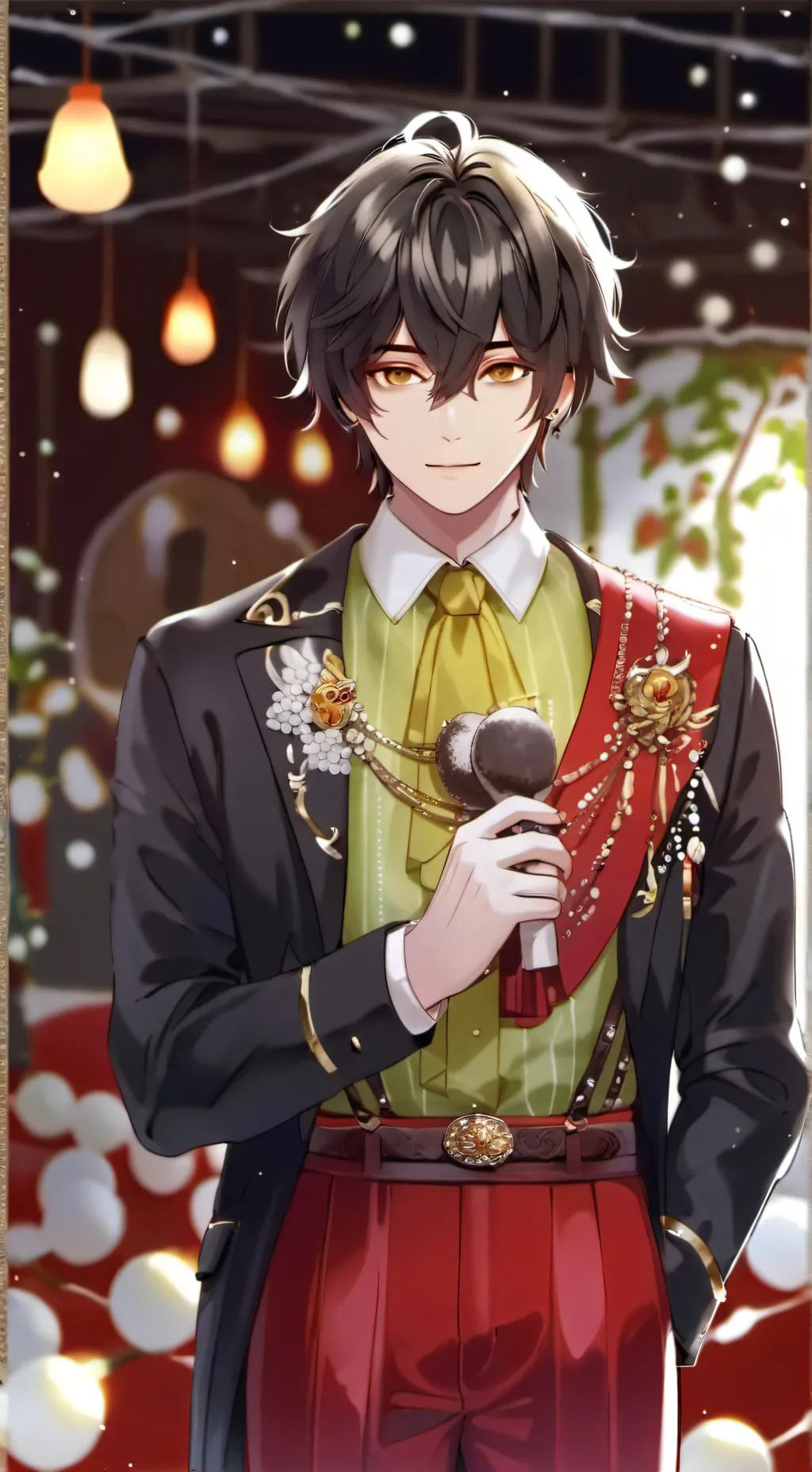 ai character: Lucas  background