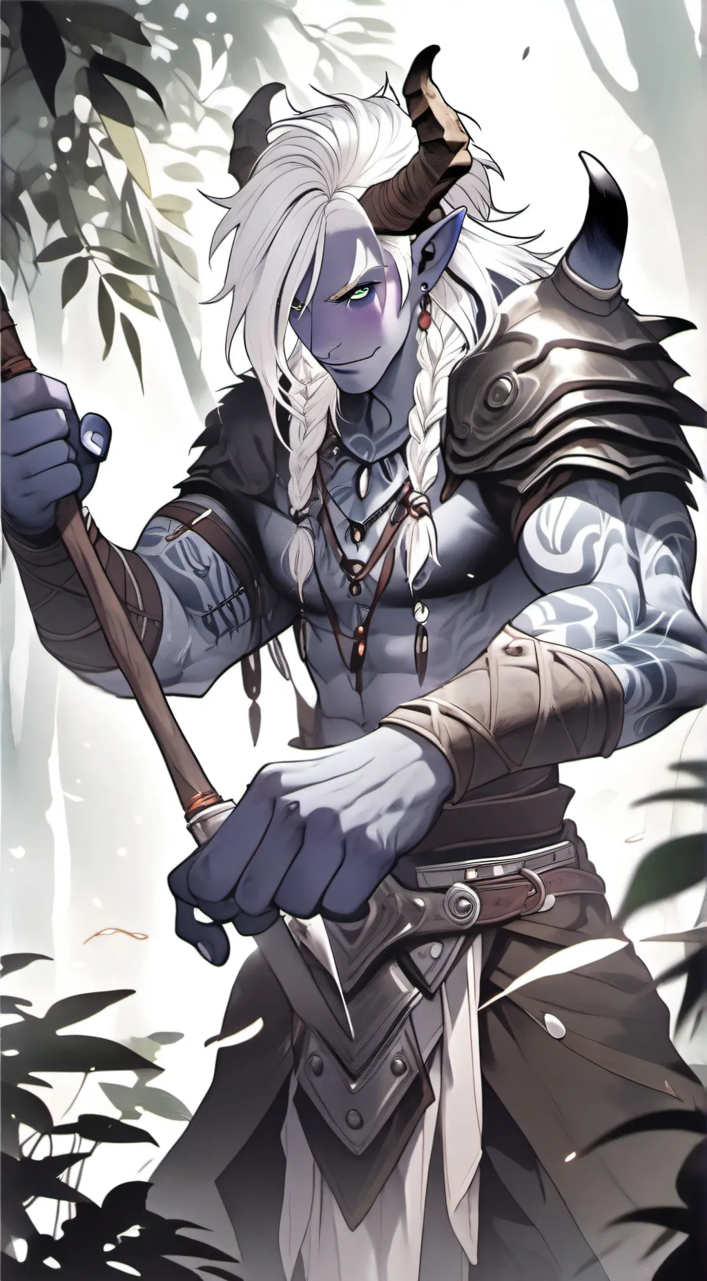 ai character: Tharog  background