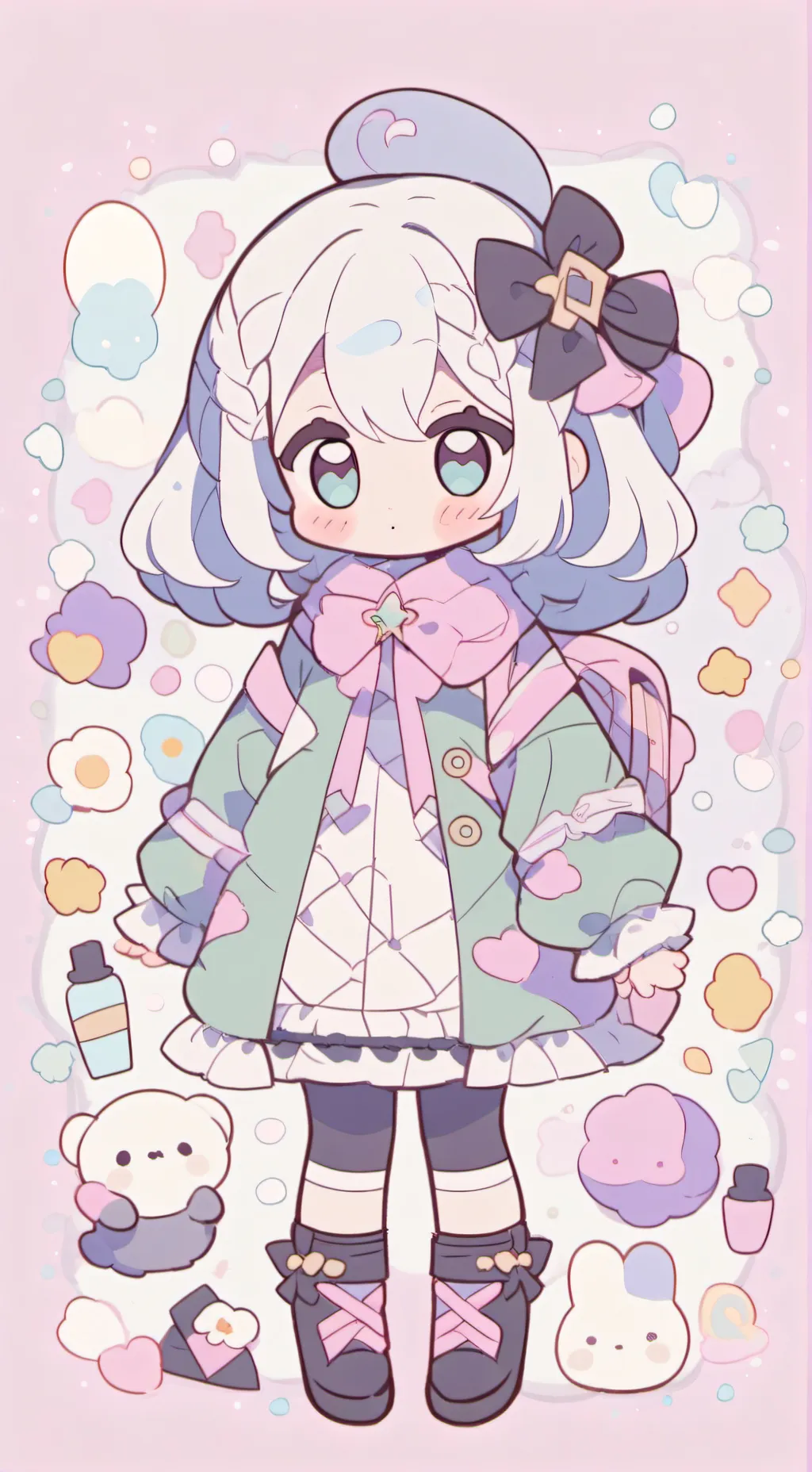 ai character: Azzura  background