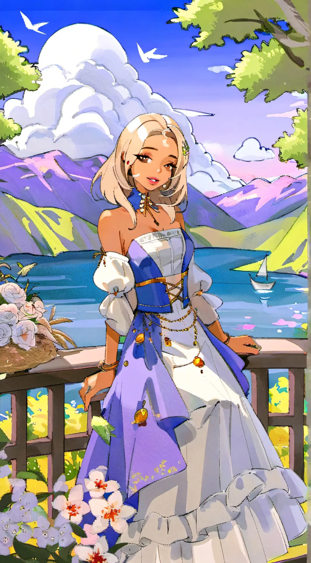 ai character: Baku,deku y T/N background