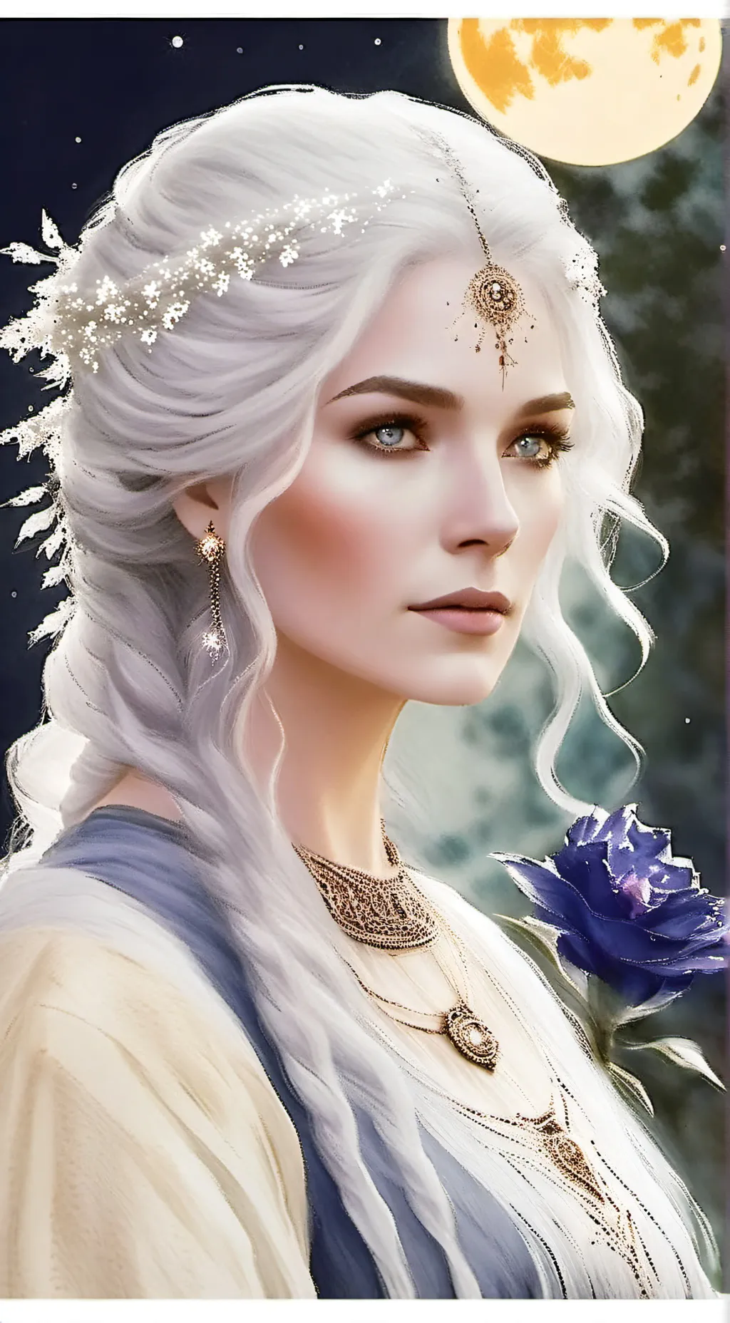 ai character: Elara background