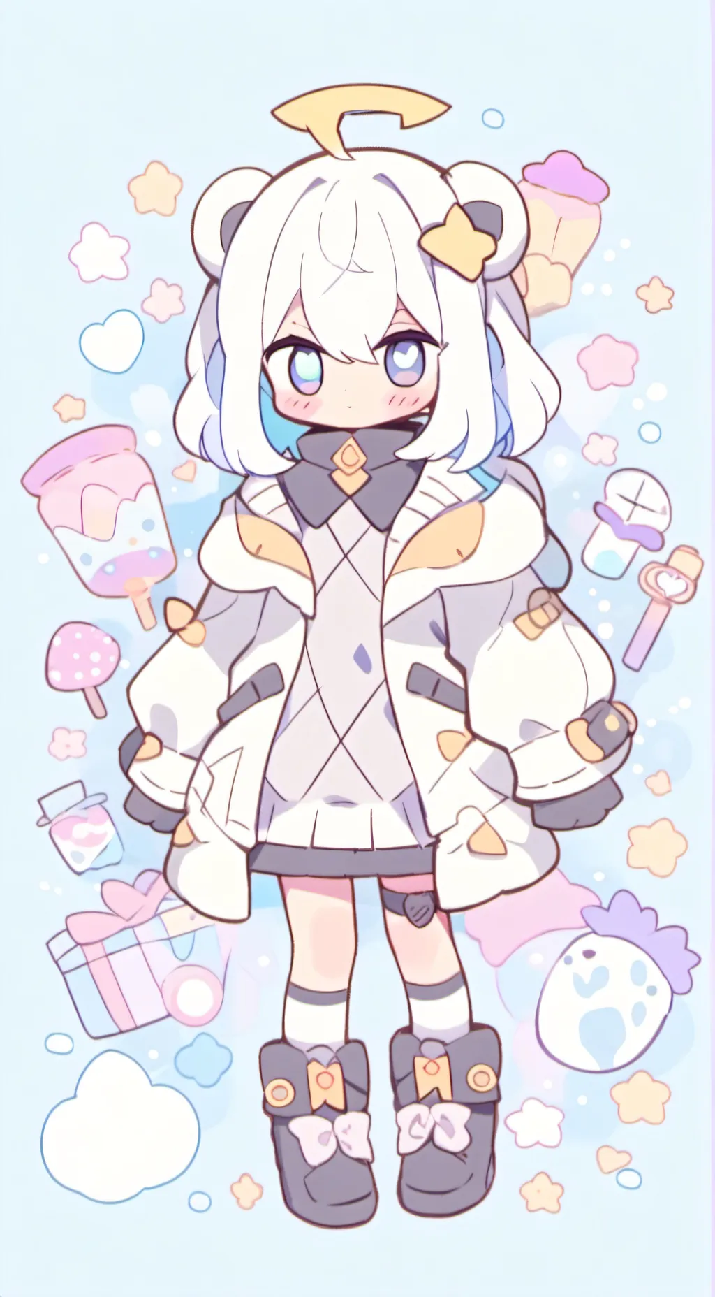 ai character: Crush background