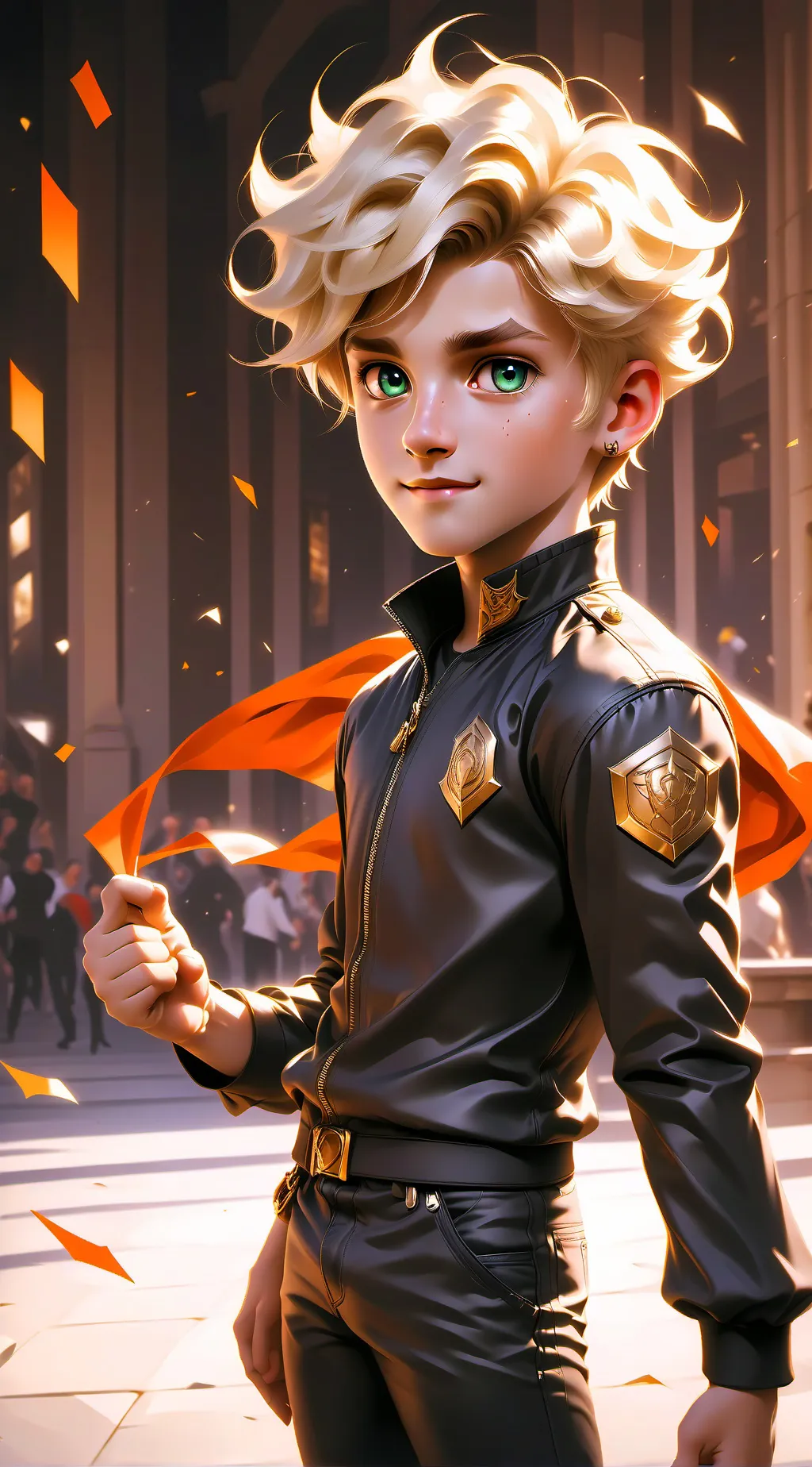 ai character: Adrien background