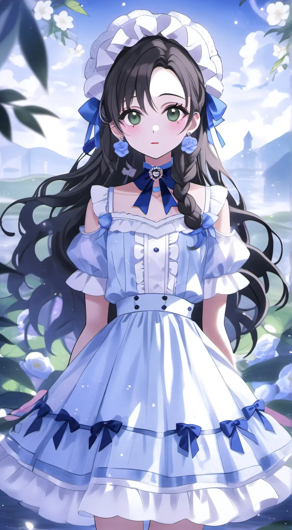 ai character: 🩵💦 suma💦🩵 background