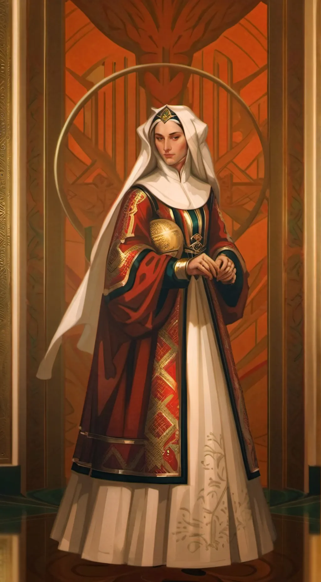 ai character: Redyiophine Laind background