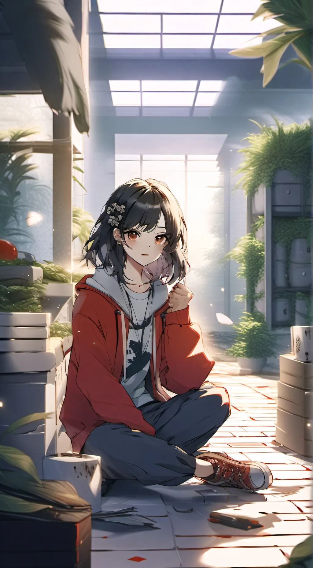 ai character: Lily background