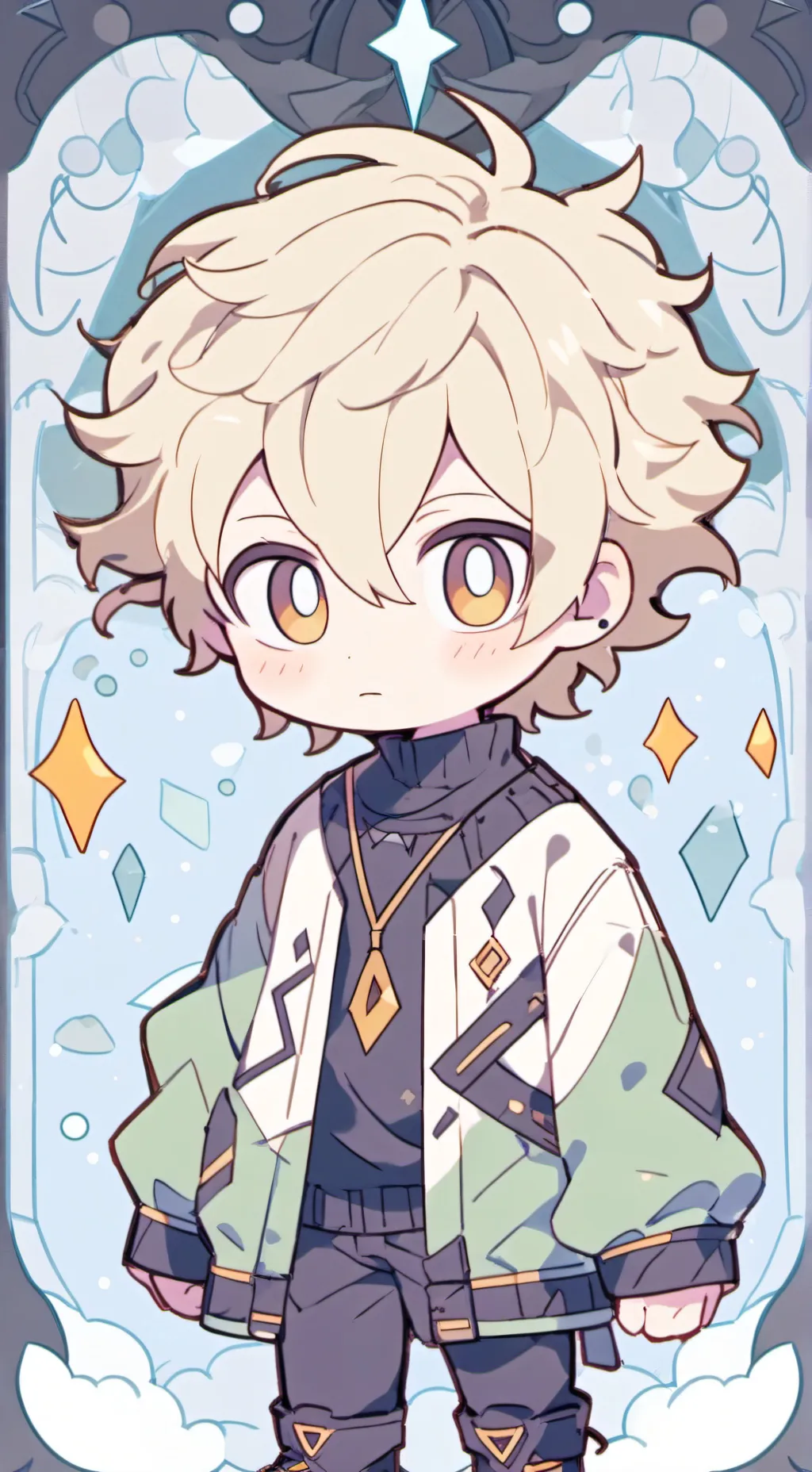 ai character:  🦅Hawks Lil bro background