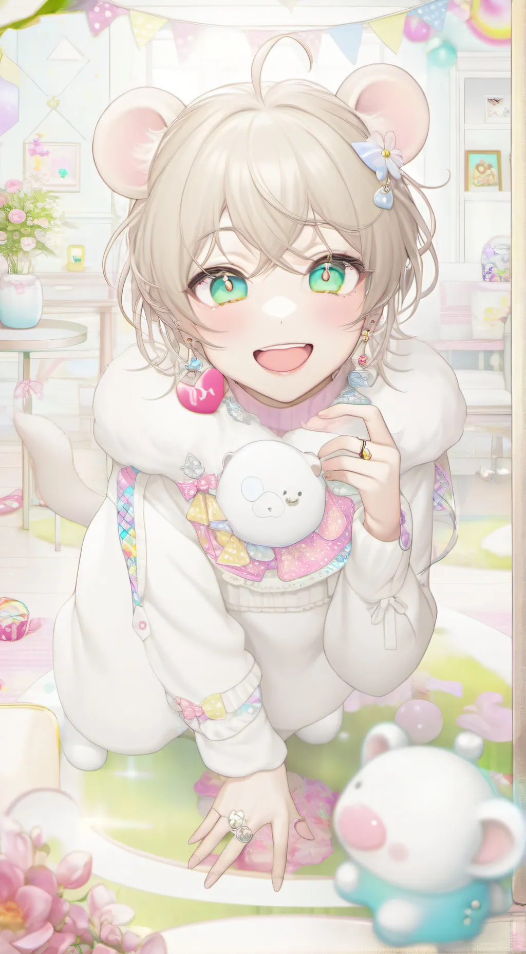 ai character: Noodle background