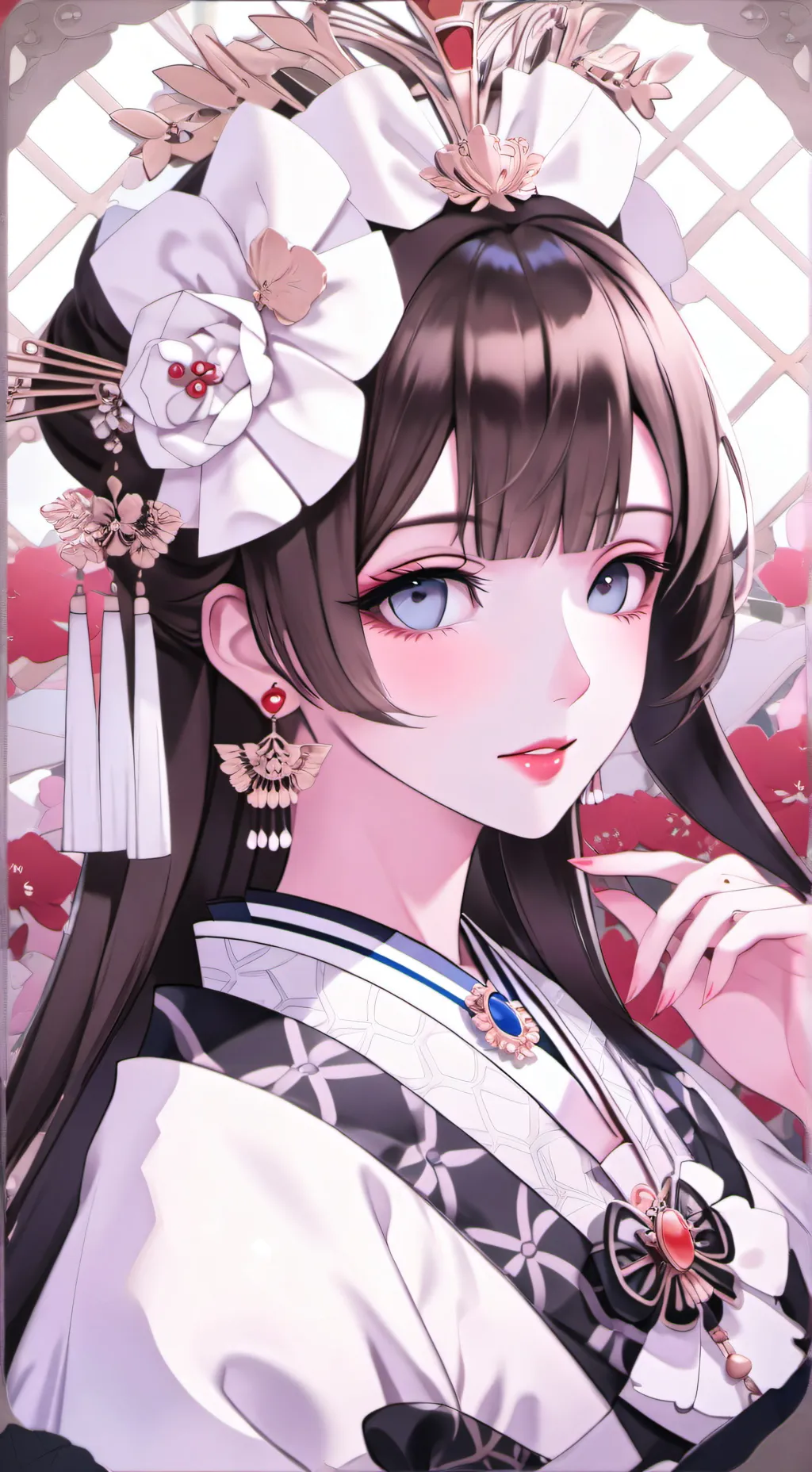 ai character: Luna background