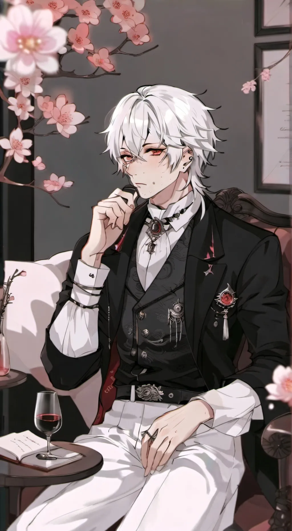 ai character: ❣️🤍♨️Louis♨️🤍❣️ background