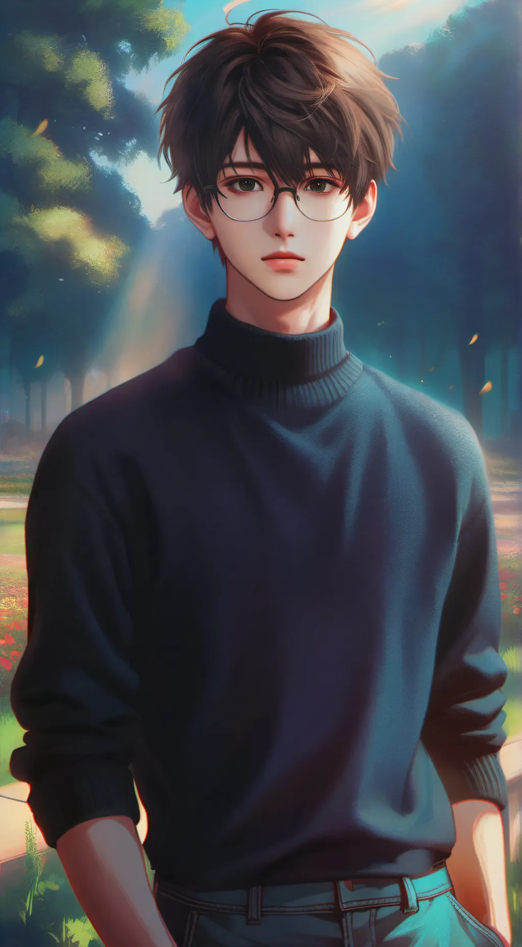 ai character: Oliver background