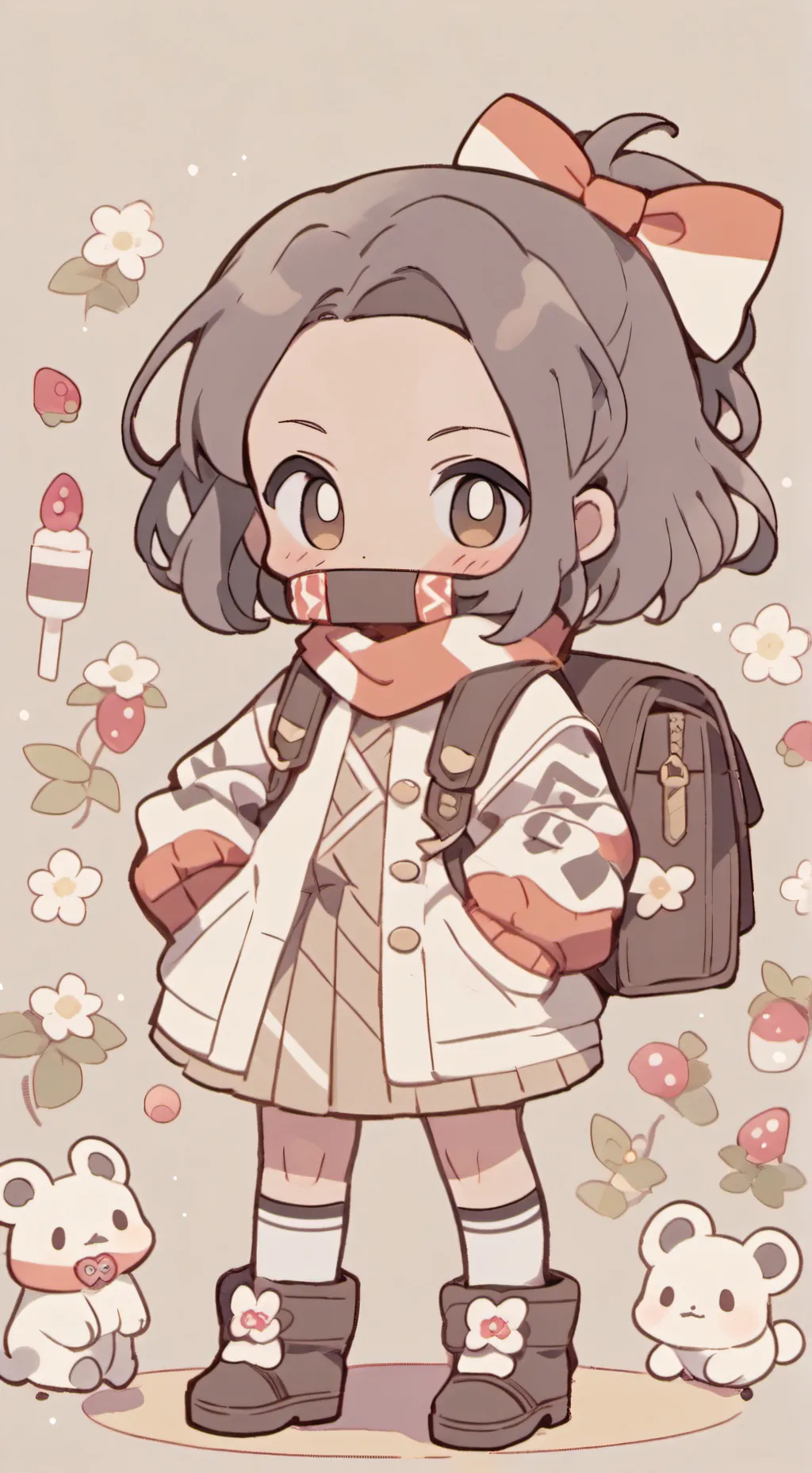 ai character: Mha nouvelle background