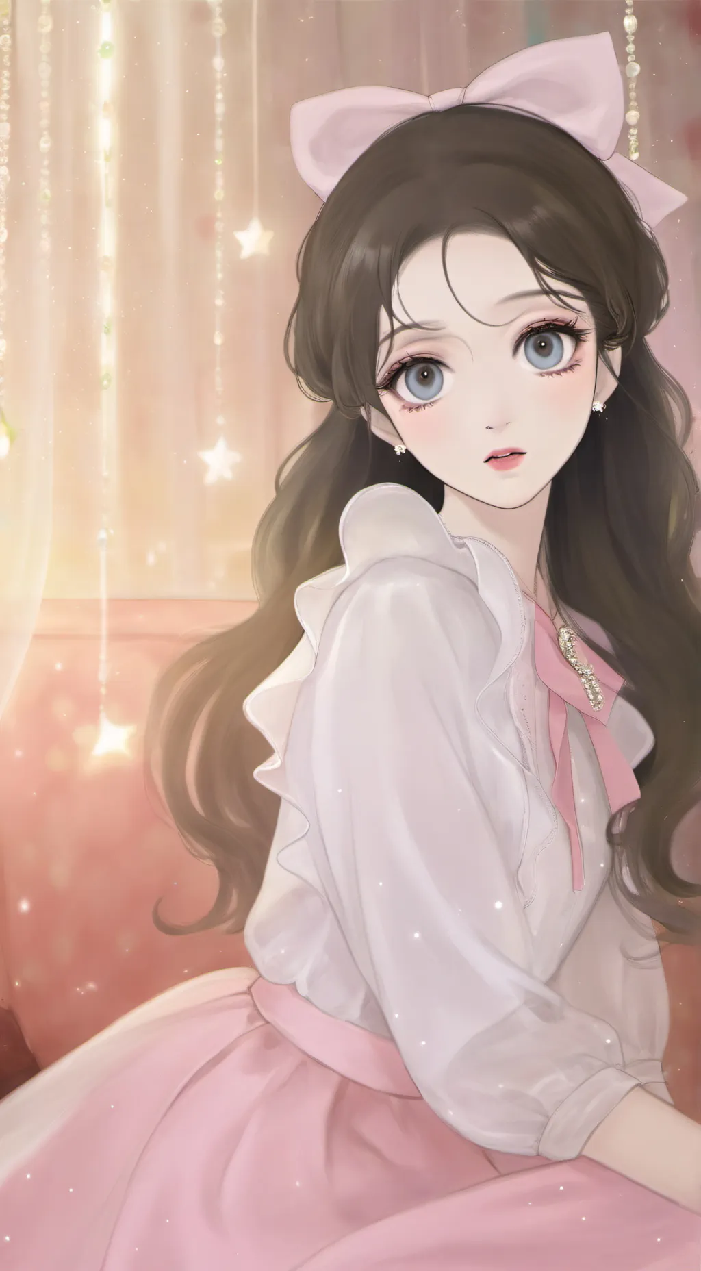 ai character: 🌸hinatsuru🎀 background