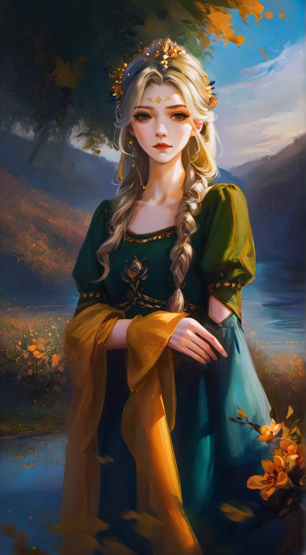 ai character: Goldberry background